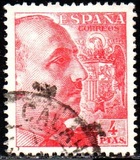 [General Franco - Without Imprint below Value, тип LI26]