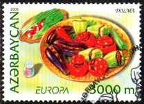 [EUROPA Stamps - Gastronomy, White Frame, type TW]