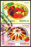 [EUROPA Stamps - Gastronomy, White Frame, type TV]
