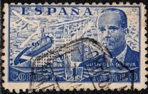 [Airmail - Juan di la Cierva - Different Perforation - Stoneprint from F.N.M.T, tegund LH11]