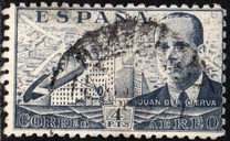 [Airmail - Juan di la Cierva - Different Perforation - Stoneprint from F.N.M.T, tegund LH13]