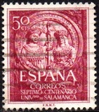 [Stamp Day - The 700th Anniversary of the Founding of the University of Salamanca, type ANR]