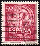 [Stamp Day - The 700th Anniversary of the Founding of the University of Salamanca, type ANR]