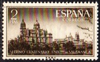 [Stamp Day - The 700th Anniversary of the Founding of the University of Salamanca, type ANT]