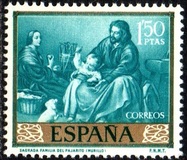[Paintings by Bartolome Esteban Murillo - Stamp Day, Typ ATM]