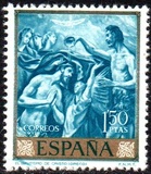 [Paintings by Dominikos Theotokopulos, El Greco - Stamp Day, type AVR]