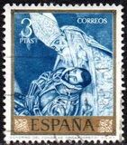 [Paintings by Dominikos Theotokopulos, El Greco - Stamp Day, type AVT]