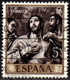 [Paintings by Dominikos Theotokopulos, El Greco - Stamp Day, type AVU]