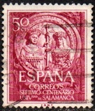 [Stamp Day - The 700th Anniversary of the Founding of the University of Salamanca, type ANR]