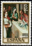 [Paintings by Lius de Morales - Stamp Day, Tip BTM]