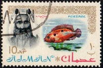 [Sheik Rashid bin Humaid al Naimi Pictured with Different Animals - Size: 35 x 22 mm, type F]