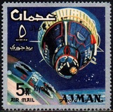 [Airmail - Space Achievements - Overprinted with New Currency, тип CK1]