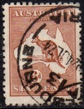 [Definitive Issues - Kangaroo and Map - Different Watermark, Scrivi A26]