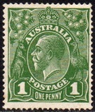 [King George V - New Colors, type B22]