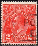 [King George V - Different Watermark, type B35]