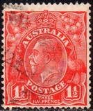 [King George V - Different Watermark, type B32]