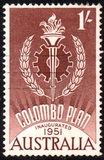 [X Aniversario del plan Colombo de la ONU, tipo GD]