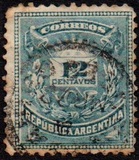 [Carta y cuerno postal. 33 “Perlas" en el marco superior., tipo V8]