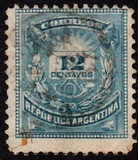 [Carta y cuerno postal. 33 “Perlas" en el marco superior., tipo V8]
