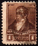 [Rivadavia - Different Watermark, प्रकार BE6]