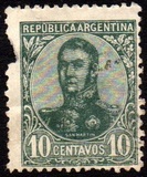[General San Martin - Watermark 3,4 or Unwatermarked, type BK7]