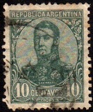 [General San Martin - Watermark 3,4 or Unwatermarked, type BK7]