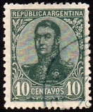 [General San Martin - Watermark 3,4 or Unwatermarked, type BK7]