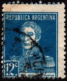 [Definitive Issues - General San Martin, with Period after Value, ประเภท CU7]