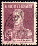 [Definitive Issues - General San Martin, without Period after Value, Tip CW]