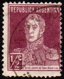 [Definitive Issues - General San Martin, without Period after Value, Tip CW]