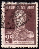 [Definitive Issues - General San Martin, without Period after Value, Tip CW2]