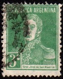 [Definitive Issues - General San Martin, without Period after Value, Tip CW3]