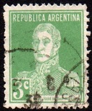 [Definitive Issues - General San Martin, without Period after Value, Tip CW3]