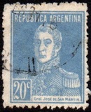 [Definitive Issues - General San Martin, without Period after Value, Tip CW8]