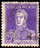 [Definitive Issues - General San Martin, without Period after Value, Tip CW10]