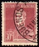 [Definitive Issues - General San Martin, without Period after Value, Tip CW11]