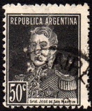 [Definitive Issues - General San Martin, without Period after Value, Tip CW12]