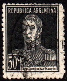 [Definitive Issues - General San Martin, without Period after Value, Tip CW12]