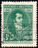 [The 100th Anniversary of the Death of Bernardino Rivadavia, 1780-1845, typ HG]