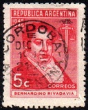[The 100th Anniversary of the Death of Bernardino Rivadavia, 1780-1845, typ HH]