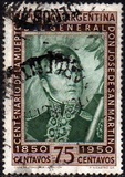 [The 100th Anniversary of the Death of San Martin, 1850-1950, type LK]