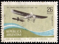 [Airmail - The 50th Anniversary of the First Argentine-Uruguay Airmail Flight, τύπος YR]