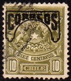 [Crest with Correos Imprint on Top, 类型 O3]