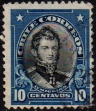[Personajes. Leyenda "CHILE CORREOS", tipo AO1]