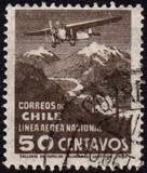 [Airmail - Airplane Stamps Overprinted "LINEA AEREA NACIONAL", 类型 BT1]
