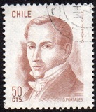 [Diego Portales, Politician - Inscribed "D. PORTALES", type WJ]