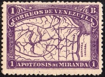 [The 80th Anniversary of the Death of General Francisco de Miranda, 1750-1816, タイプ AH]