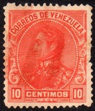 [Simón Bolívar, 1.783 - 1.830. Inscripción: "CORREOS DE VENEZUELA", tipo AJ]