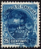 [Simón Bolívar, 1.783 - 1.830. Inscripción: "CORREOS DE VENEZUELA", tipo AK]