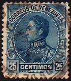 [Simón Bolívar, 1.783 - 1.830. Inscripción: "CORREOS DE VENEZUELA", tipo AK]